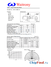 Datasheet W05310BSC-O manufacturer Waitrony
