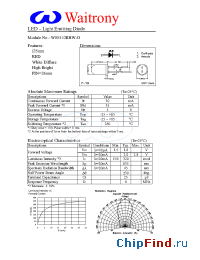 Datasheet W05310RHW-O manufacturer Waitrony