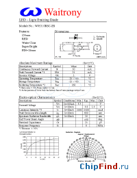 Datasheet W05310RSC-ES manufacturer Waitrony