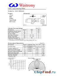 Datasheet W05310RSD-MS manufacturer Waitrony