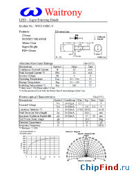 Datasheet W05310SSC-V manufacturer Waitrony