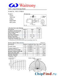 Datasheet W05310YHD-O manufacturer Waitrony
