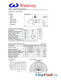 Datasheet W05312RSC manufacturer Waitrony