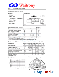 Datasheet W05312YSJ-W manufacturer Waitrony