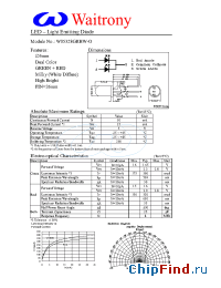 Datasheet W05328GRHW-O manufacturer Waitrony