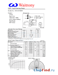 Datasheet W05328YRHW manufacturer Waitrony