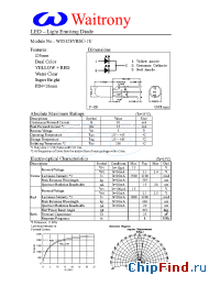 Datasheet W05328YRSC-1U manufacturer Waitrony