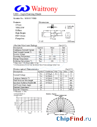 Datasheet W05337YHD manufacturer Waitrony