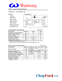 Datasheet W05344NSC-DI manufacturer Waitrony