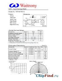 Datasheet W05344YHC-O manufacturer Waitrony