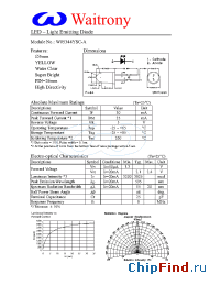 Datasheet W05344YSC-A manufacturer Waitrony
