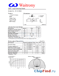 Datasheet W13322RSC manufacturer Waitrony