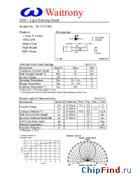 Datasheet W13322YHC manufacturer Waitrony