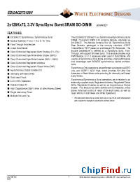Datasheet EDI2AG272128V manufacturer WEDC