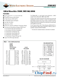 Datasheet EDI88128LPS-25B manufacturer WEDC