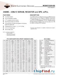 Datasheet W3DG7232V7D2 manufacturer WEDC
