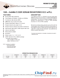 Datasheet W3EG72125S262D3 manufacturer WEDC