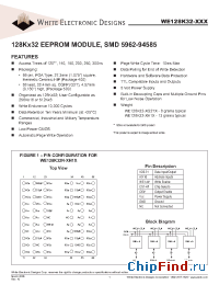 Datasheet WE128K32P-300H1Q manufacturer WEDC