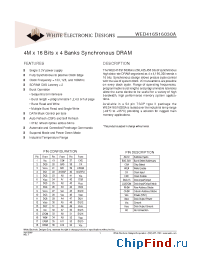 Datasheet WED416S16030C75SI manufacturer WEDC