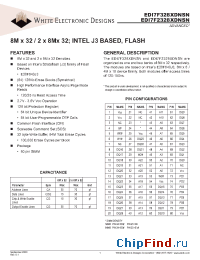 Datasheet WED7F328XDNSN120C manufacturer WEDC