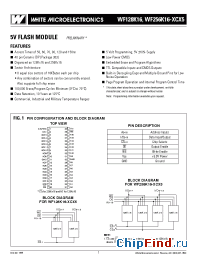 Datasheet WF128K16-120 manufacturer WEDC