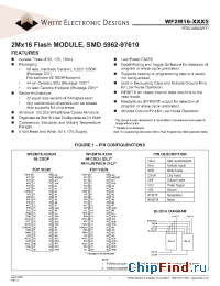 Datasheet WF2M16W-120Q5 manufacturer WEDC