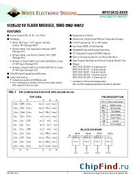 Datasheet WF512K32F-120G4TI5 manufacturer WEDC