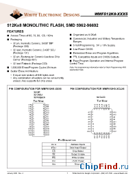 Datasheet WMF512K8-XCLX5 manufacturer WEDC