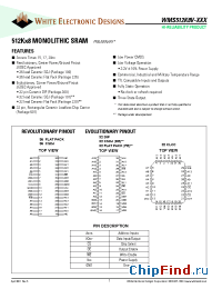 Datasheet WMS512K8V-15CLMA manufacturer WEDC