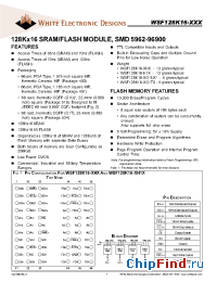 Datasheet WSF128K16-37 manufacturer WEDC