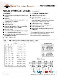 Datasheet WSF128K32-22H2C manufacturer WEDC