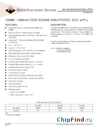 Datasheet WV3HG32M40SEU403PD4EG manufacturer WEDC