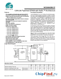 Datasheet WCSN0436V1P-100AC manufacturer Weida