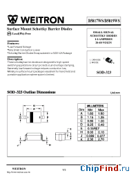 Datasheet B5817WS manufacturer Weitron