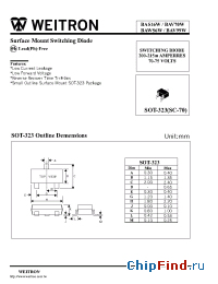Datasheet BAV99W manufacturer Weitron