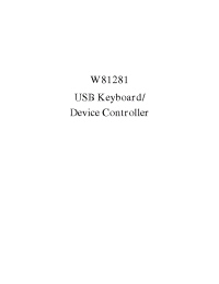 Datasheet W81281D manufacturer Winbond