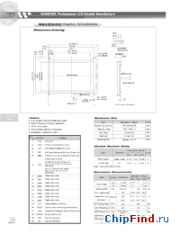 Datasheet WG320240C manufacturer Winstar