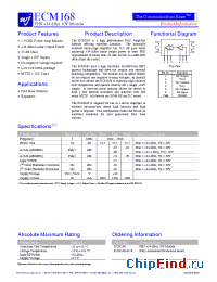 Datasheet ECM168-PCB manufacturer WJ