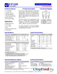 Datasheet FP1189-PCB-900 manufacturer WJ