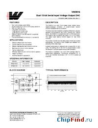 Datasheet WM2618 manufacturer Wolfson
