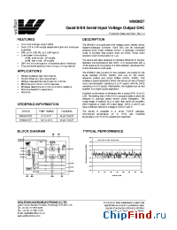 Datasheet WM2627C manufacturer Wolfson