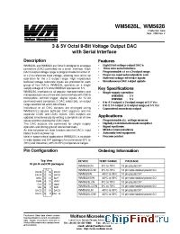 Datasheet WM5628CDW manufacturer Wolfson