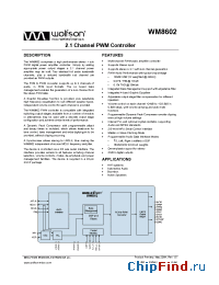 Datasheet WM8602SEDV manufacturer Wolfson