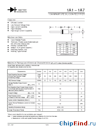 Datasheet 1A4-T3 manufacturer WTE