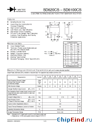 Datasheet SD640CS-T3 manufacturer WTE