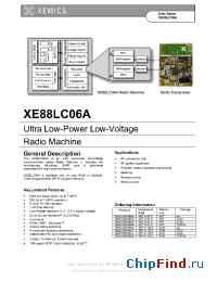 Datasheet XE88LC06AMI026 manufacturer Xecom