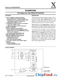 Datasheet X5328-1.8 manufacturer Xicor