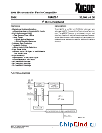 Datasheet X88257PI manufacturer Xicor