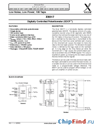 Datasheet X9317-2.7 manufacturer Xicor
