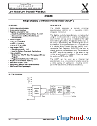 Datasheet X9428WP manufacturer Xicor